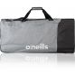 grey and black elite team wheelie bag with a pull out handle from O'Neills