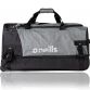 grey and black elite player wheelie bag with a pull out handle from O'Neills