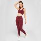 Red Elle Sport women's gym leggings with high waist from O'Neills.