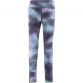 Purple, Green and Navy girls printed sports leggings with a hidden pocket in the waistband by O’Neills.