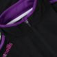 Exmouth RFC Kids' Loxton Brushed Half Zip Top Black / Purple / White