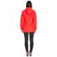Women's Red Trespass Flourish Waterproof Hooded Jacket, with 2 dual-access zip pockets with press-button top envelope fastenings from O'Neills.