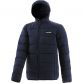 Navy kids' Finn hooded padded jacket with zip pockets O’Neills.