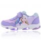 Frozen Elsa Light Up Trainers, with Hook and loop velcro strap closure from O'Neills.