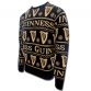 Black and Gold Guinness Men's Christmas Jumper from O'Neills.