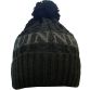 Black Guinness Aran Knit Bobble Hat with Guinness logo from O'Neills 