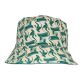 Guinness bucket hat with harp and toucan symbols from O'Neills.