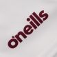 Men's White Galway GAA Goalkeeper Shorts 2023 from O'Neills.