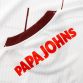 White/Maroon Men's GAA Goalkeeper Jersey, with 3 stripe detail on sides by O'Neills.