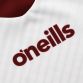 White/Maroon Men's Galway GAA Goalkeeper Jersey, with 3 stripe detail on sides by O'Neills. 