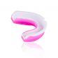 pink and white shock absorbing gel mouthguard from O'Neills
