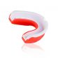 red and white shock absorbing gel mouthguard from O'Neills
