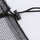 black Gilbert fine mesh bag from O'Neills is lightweight and holds up to 12 rugby balls