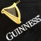 Black men's Guinness Notre Dame polo shirt with embroidered Guinness logo from O'Neills.