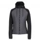 Women's Black Trespass Grace Full Zip Hybrid Jacket, with 2 zip pockets from O'Neills.