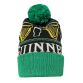 Guinness bobble hat with harp and pint symbols showing from O'Neills.