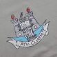 Grey Dublin GAA Men’s Highlander Pullover fleece hoodie with a large Ath Cliath print on the front by O’Neills