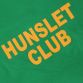 The Hunslet Club Larch Fleece Overhead Hoodie Green / Amber