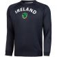 Lansdowne Ireland Kids' Shamrock Crew Neck Sweatshirt Navy