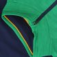 Green, Navy and Grey kids’ half zip top with deep collar and brushed lining by O’Neills.