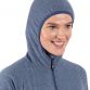 Navy Women's Trespass Jennings Full Zip Fleece with zipped pockets and a hood from O'Neills