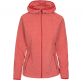 Red Women's Trespass Jennings Full Zip Fleece with zipped pockets and a hood from O'Neills