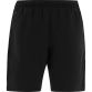 Black Kids' Jenson Woven Shorts with two zip pockets by O’Neills.