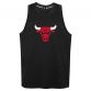 Black Chicago Bull Basketball Vest with team logo on the front from O'Neills.