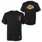 Black LA Laker LeBron James t-shirt with James and number 6 printed on the front and team logo on the back from O'Neills.