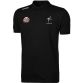 Kildare men's black Portugal polo with crest and sponsor detail from O'Neills.