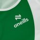 Green Knockout Boxing Vest with Ireland and shamrock detail printed on the back by O’Neills. 