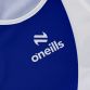 Blue Kids' Knockout Boxing Vest with Ireland and shamrock detail printed on the back by O’Neills. 