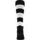 White/Black Koolite Max Elite Long Sports Socks with hooped design and turnover top by O’Neills. 