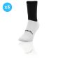 Kids' black and amber Koolite Max Midi socks 3 Pack infused with COOLMAX ® technology from O'Neills