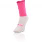 Pink and White Koolite max midi socks with ankle and arch support by O'Neills.