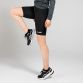 Black Women's Cycling Shorts feature a self fabric waistband from O'Neills