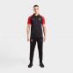 Black and Red Men’s Ulster Rugby Capsule Tech Polo Shirt with Ulster Rugby crest by O’Neills. 