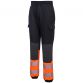 Portwest Men's KX3 Hi-Vis Flexi Trousers Black / Orange