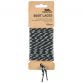 black Trespass boot laces, 150cm in length from O'Neills