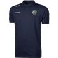 Laois men's navy Portugal polo with crest and sponsor detail from O'Neills.