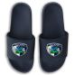 Marine Laois GAA Zora pool sliders with Laois GAA crest on the front by O’Neills.
