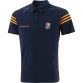 Longford GAA Men's Harlem Polo Shirt Marine / Royal / Amber