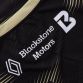 Louth GAA Player Fit Short Sleeve Training Top Black / Gold
