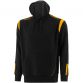 Black and yellow hooded top with front pouch pocket by O'Neills.