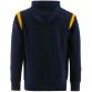 Navy and amber men's overhead fleece hoodie with front pouch pocket by O'Neills.