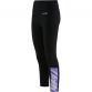 Women's Madison 7/8 Length Leggings Black / Purple