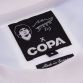 White and Blue COPA Argentina 1986 retro football shirt from O'Neills.