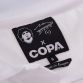 White COPA Napoli 1986-87 retro football shirt with collar from O'Neills.