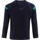 Men's navy Voyager fleece pullover hoodie with draw strings from O'Neills.