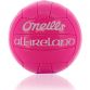 Pink official GAA midi football with O'Neills and All Ireland branding from oneills.com